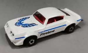 Matchbox 1979 Pontiac Firebird Trans Am 1:64 White Diecast Car EX Cond - Picture 1 of 5