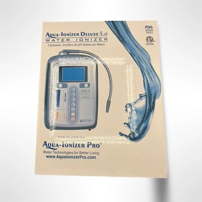 Aqua Ionizer Deluxe 5.0 Water Ionizer -Cleans, Purifies & P H Balances Water - Image 1 of 2