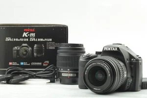 [MINT] PENTAX K-m DIGITAL Double Zoom Kit 18-55mm 3.5-5.6 50-200mm 4-5.6 JAPAN - Picture 1 of 15