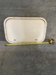 RV Bus Camper Trailer Cargo Bay Access Storage Lid Hatch Door lock 23.5 x 15.5 - Picture 1 of 3
