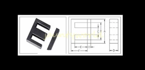 new 2set EI60 6+6pins Ferrite Cores bobbin,transformer core,inductor coil - Picture 1 of 3
