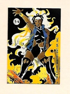 STORM #34 1987 La historia de los X-Men pegatina imágenes de cómic - Imagen 1 de 1