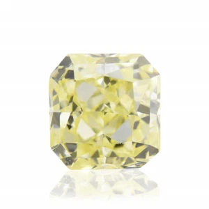 0,45 TCW Elegante Amarillo Intenso Natural Suelto Diamante Corte Radiante Gema Hecha a Mano - Imagen 1 de 10