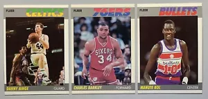 1987 Fleer Basketball Starter Set (79/132) mit Aufklebern (4/11), NM-MT mit #9 Barkley - Bild 1 von 7