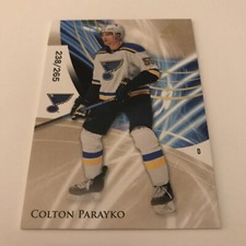 NHL Card, Colton Parayko, Gold xxx/238, SPGU 2020-21, Blues