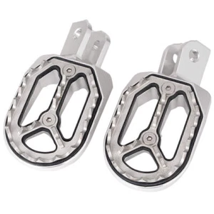 2x Motorcycle Foot Pegs Pedals for Honda CRF230L 2003 - 2007 2008 2009 Silver - Picture 1 of 6