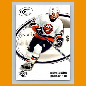 Miroslav Satan #60 2005 Upper Deck Ice New York Islanders Hockey Card NHL NM - Foto 1 di 3