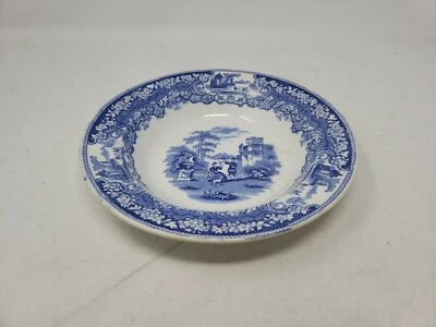 Tazón de sopa de transferencia J & M P Bell & Co Hawking Blue #1 Foto 1 de 4