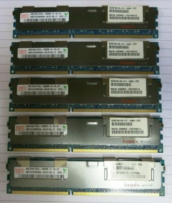 Hynix HMT151R7BFR4A-H9 20GB (5x4GB) 2Rx4 PC3-10600 240P DDR3 ECC CL9 Memory  - Image 1 of 4