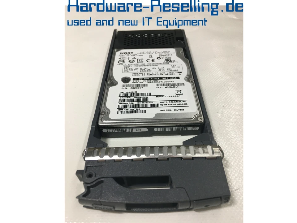 HGST Netapp SAS 2,5 " 900GB 10K RPM 6Gbps HUC109090CSS600 108-00222 + C0 - Immagine 1 di 1
