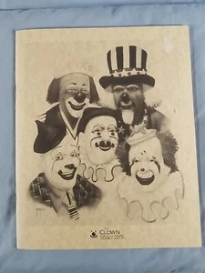 1991 Clown Hall of Fame Program Book Info Guide Delavan Wisconsin - Picture 1 of 5