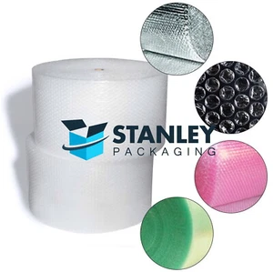 Bubble Wrap Width -500mm Length-50M/100M Clear/Black/Pink/Degradable Anti-Static - Picture 1 of 8