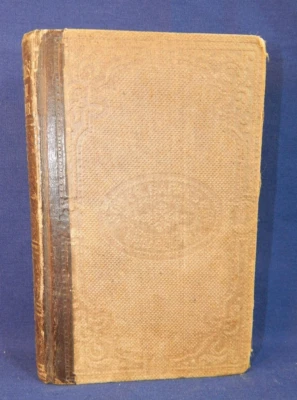 RARE 1st Edition 1860 The School Reader Fifth Book Revised by CHARLES SANDERS - Image 1 of 4
