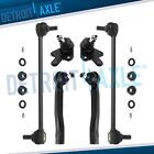 6pc Front Outer Tie Rods Lower Ball Joints Sway Bars for 2011-2018 Toyota Sienna