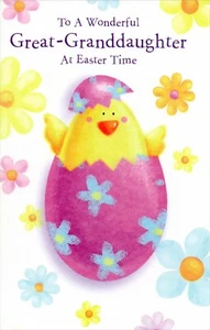 Linda Tarjeta de Pascua PARA UNA MARAVILLOSA BISNIETA por Gallant Greetings + ✉� - Imagen 1 de 4