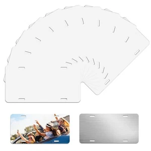 10 Pack Sublimation License Plate Blanks, 12"X6" x 0.65mm, Heat Thermal Trans... - Picture 1 of 6