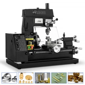 Multi-function Mini Lathe machine Desktop DIY Drilling Milling Machine 220V 180W - Picture 1 of 11