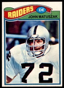 1977 TOPPS Football Vintage Trading Card #173 - JOHN MATUSZAK, Oakland Raiders