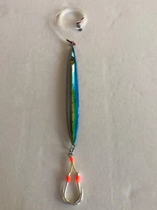 Mustad Rip Roller 500 Gram Jig Custom Rigged Big Game With Leader Assist Hooks - Picture 1 of 18