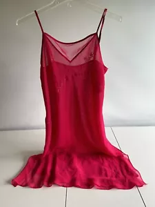 Valerie Stevens Women’s Pink Shear Nightgown Size M - Picture 1 of 4