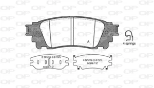 KIT PASTIGLIE FRENO FRENO A DISCO OPEN PARTS PER LEXUS NX - Imagen 1 de 1