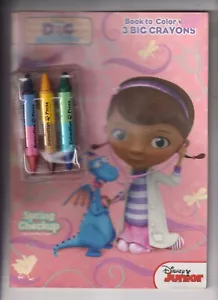 Disney Doc McStuffins Spring Checkup Coloring and Activity Book (With 2-Side Chu - Picture 1 of 2