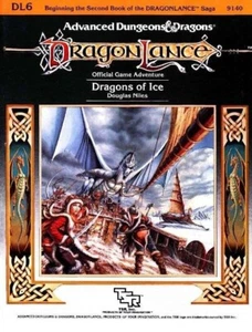 DL6 Dragons of Ice Dragonlance Dungeons Dragons D&D Weis Hickman 3.5 - Picture 1 of 1