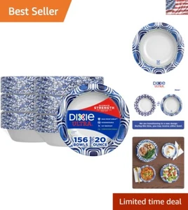 Elegante 20 Unzen Pappschüsseln - 156 Stück für mühelose Unterhaltung und Reinigung - Bild 1 von 11