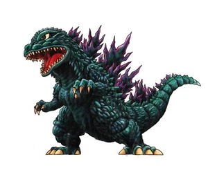 Pegatinas de calcomanía de vinilo Godzilla Chibi de 2"" - 5 - Imagen 1 de 1