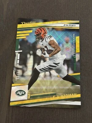 2022 Prestige Xtra Points Gold Parallel /99 #62 C.J. CJ UZOMAH New York Jets - Image 1 of 3