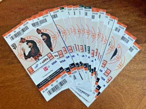 Vin Scully Last Game Announced Full Ticket October 2016 Los Angeles Dodgers Cover
