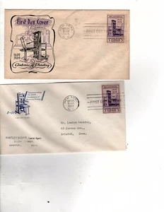 FDC 1939 CENTURIES OF PRINTING HOLLAND AND HOUSE OF FARNAM  COVERS (MB14 - Picture 1 of 1