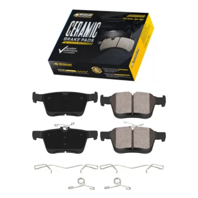 Pastillas de freno traseras de cerámica con clips para Audi A3 Sportback e-tron 2016 2017 2018 1,4 L Foto 1 de 4