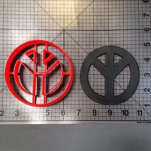 Cortador de galletas Peace Sign - Imagen 1 de 2