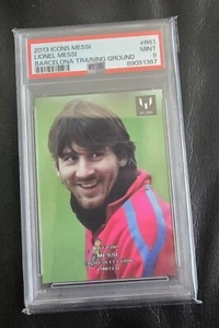 2013 Icons Messi Barcelona Training Ground Psa 9 - Picture 1 of 2