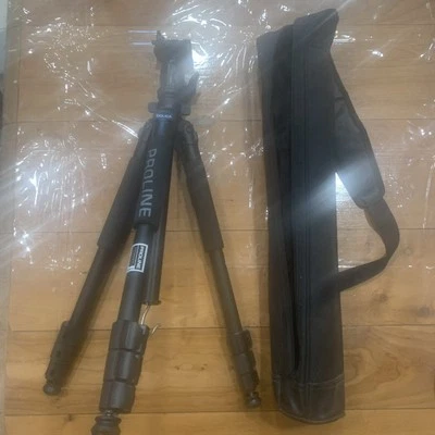 PROLINE TRIPOD professional aluminum dolica AX620B100 with carrying case bag - Image 1 of 4