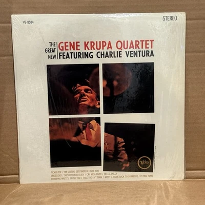 THE GENE KRUPA QUARTET Featuring Charlie Ventura 1964 Vinyl LP Verve V6-8584 VG - Image 1 of 4