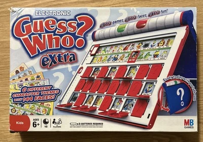 Juego electrónico extra completo Adivina quién 2008 Milton Bradley probado funcionando raro Foto 1 de 4