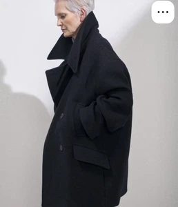 RAEY Oversize Navy Blue Peacoat L Größe 8 - Bild 1 von 9