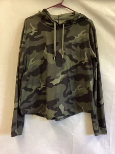 Old Navy Active Hoodie Damen Small Camo Breathe ON Langarm Pullover Oberteil - Bild 1 von 10