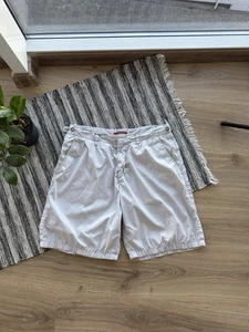 Prada Vintage Nylon Cargo 90s White Shorts Size 50 ( M ) Men - Picture 1 of 13