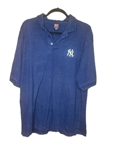 Nike Team Blue Yankees Polo Dri Fit Taglia XL - Foto 1 di 3
