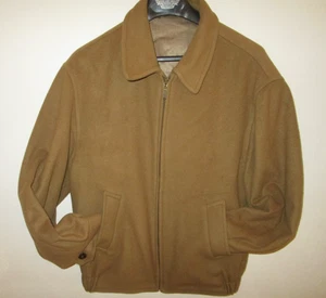 Baracuta Cashmere Blend Bomber Jacket Vintage Med. Made in Bulgaria - Picture 1 of 7