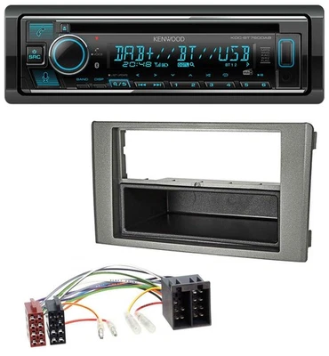 Kenwood MP3 Bluetooth DAB USB CD Autoradio für Iveco Daily (06-14) dunkelgrau - Bild 1 von 4