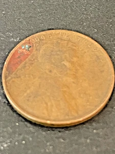 1942 S Wheat penny struck thru grease Liberty date letters blurry - Picture 1 of 6