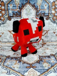 New Minecraft Plush Mooshroom Red Cow Bull Stuffed Animal Mojang 5" 2013 - Picture 1 of 6