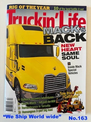 Truckin Life Magazine Mack Volvo Kenworth  Dec.2007 Vol.31 No.12  NO poster - Image 1 of 4