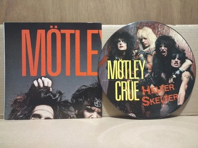Motley Crue Helter Skelter Picture Disc 1984 Poster Lyric Insert S.I.N. Club M - Image 1 of 4