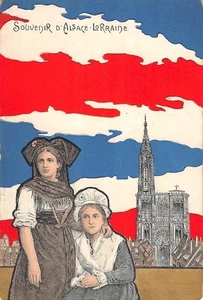 CPA 67 PATRIOTIQUE / SOUVENIR D'ALSACE LORRAINE - Picture 1 of 1