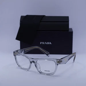 Prada PRB01VF 12R1O1 Transparent Grau 54mm Brille Neu Original - Bild 1 von 6